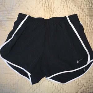 Nike Tempo Running Shorts (Black and Green)